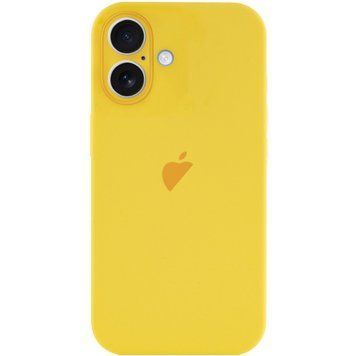 Чехол для iPhone 16 : Silicone Case Full Camera - №4 Yellow