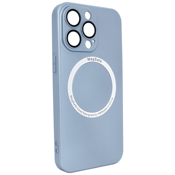 Чохол матовий PC Hard with Magsafe на iPhone 13 Pro із захистом камери Sierra Blue