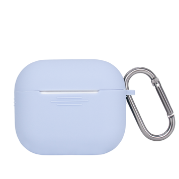 Чехол силиконовый для Airpods 3 c карабином Lilac