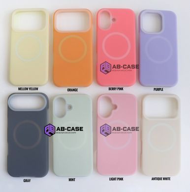 Чехол для iPhone 16 Pro : Neon Silicone Case MagSafe &ndash; Gray