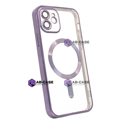 Чехол Shining with MagSafe для iPhone 11 с защитными линзами на камеру Deep Purple