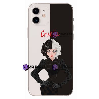 Чехол прозрачный Print Круэлла для iPhone 12 mini Cruella