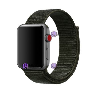 Ремешок для Apple Watch Nylon Loop нейлоновый (42mm, 44mm, 45mm, 49mm, Dark Blue)