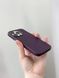 Чохол для iPhone 13 Pro Leather Case PU with Magsafe Dark Cherry 3