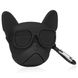 3D Чохол "Dog black" для навушників AirPods 1/2