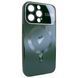 Чохол для iPhone 14 Pro матовий NEW PC Slim with MagSafe case із захистом камери Dark Green