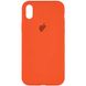 Чехол Silicone Case iPhone X/Xs FULL (№72 Kumquat)