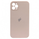 Чохол Silicone Case FULL CAMERA (square side) (на iPhone 12 pro Max) (Pink Sand)