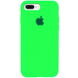 Чохол Silicone Case на iPhone 7/8 Plus FULL (№66 Neon Green)