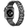 Ремінець Svarowski Steel Band на Apple Watch (42mm, 44mm, 45mm, 46mm, 49mm Black)