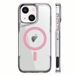 Чохол для iPhone 15 NewZone Сlear Case with MagSafe - Pink