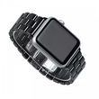Керамический ремешок Ceramic Band для Apple Watch (38mm, 40mm, 41mm, [42mm Series 10/11], Black)