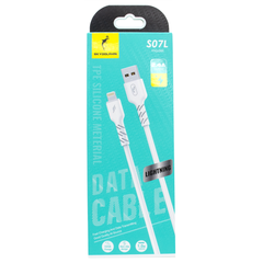 Кабель USB to Lightning 2.4A SkyDolphin Cable White