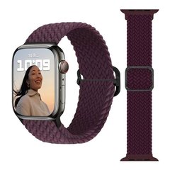 Регульований монобраслет для Apple Watch Braided Solo Loop (Plum, 42/44/45/49mm)