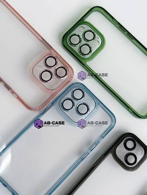 Чохол Shining на iPhone 14 Pro Max із захистом камери Green