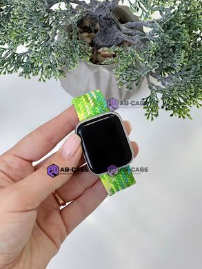 Монобраслет на Apple Watch Braided Solo Loop ( Light Blue, 38mm, 40mm, 41mm, [42mm Series 10/11], S)