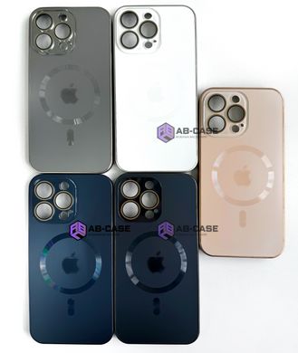 Чехол для iPhone 12 - AG Titanium Case with MagSafe с защитой камеры Black
