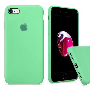 Чехол Silicone Case iPhone 6/6s FULL (№50 Spearmint)