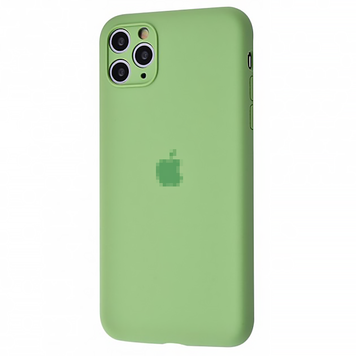 Чохол Silicone Case FULL CAMERA (на iPhone 11 Pro, Mint Gam)