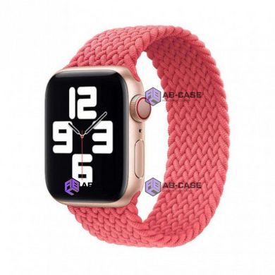 Монобраслет на Apple Watch Braided Solo Loop (Pink, 38mm, 40mm, 41mm, S)