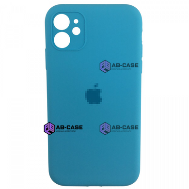 Чехол Silicone Case FULL CAMERA (для iPhone 11, Blue)