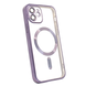 Чехол Shining with MagSafe для iPhone 12 с защитными линзами на камеру Deep Purple