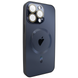 Чехол для iPhone 12 - AG Titanium Case with MagSafe с защитой камеры Black