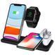 Беспроводная зарядка 4 в 1 15w (iPhone+Phone+Apple Watch+AirPods) (Black) 1