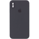 Чехол Silicone Case FULL CAMERA (square side) (для iPhone Xs Max) (Charcoal Gray)