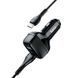 Автомобільна зарядка 12W Hoco Z36 Leader (2.4A, 2 USB) + Кабель Micro &ndash; Чорний 1
