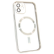 Чехол Shining with MagSafe для iPhone 11 с защитными линзами на камеру Silver