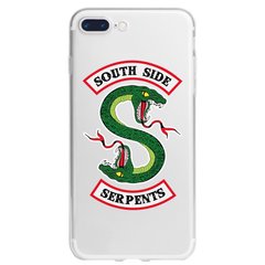 Чехол прозрачный Print Змея Southside serpents для iPhone 7 Plus/8 Plus Riverdale