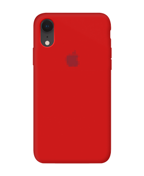 Чехол Silicone Case для iPhone XR FULL (№14 Red)