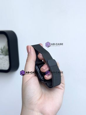 Металлический ремешок для Apple Watch (38mm, 40mm, 41mm, [42mm Series 10/11]) Milanese Loop, Dark Gray
