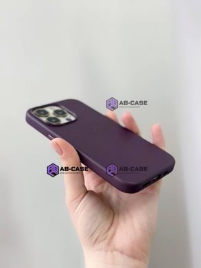 Чохол для iPhone 16 Pro Max Leather Case PU with MagSafe - Dark Cherry