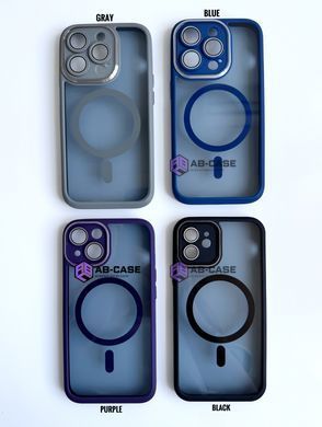Чехол для iPhone 11 Nofelet Chrome Camera Case with MagSafe - Blue