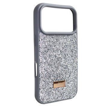 Чехол для iPhone 17 Pro : Svarowski Case &ndash; Silver