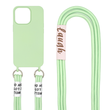 Чехол для iPhone 12/12 Pro Crossbody case with Twine Mint