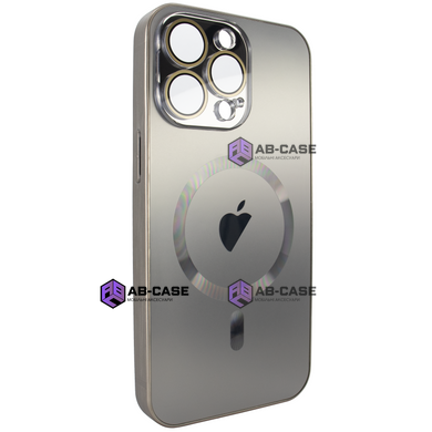 Чехол для iPhone 15 Pro - AG Titanium Case with MagSafe с защитой камеры Gray