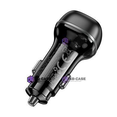 Автомобільна зарядка 30W Hoco Z58 Rank (PD, 1xType-C) &ndash; Чорний