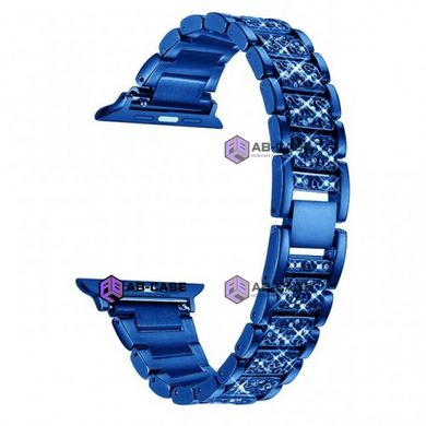 Ремінець Swarovski Steel Band на Apple Watch (42mm, 44mm, 45mm, 49mm Blue)