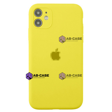 Чехол Silicone Case FULL CAMERA (для iPhone 11, Canary Yellow)