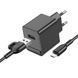 Зарядное устройство 2,1A (1 USB) BOROFONE BAS11A Erudite с кабелем USB - Micro USB (Black) 2