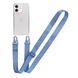 Чохол для iPhone 12 mini : з ремінцем прозорий Crossbody &ndash; Cobalt Blue