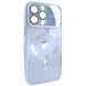 Чохол для iPhone 12 Pro матовий NEW PC Slim with MagSafe case із захистом камери Sierra Blue