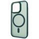 Чохол для iPhone 13 Pro Nofelet MATT Case with MagSafe - Dark Green
