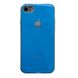 Чехол Silicone Glass Case (для iPhone 7/8, Blue)