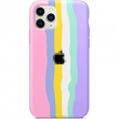 Чехол радужный Rainbow для iPhone 12 Pro Max Pink