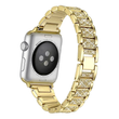Ремінець Svarowski Steel Band на Apple Watch (42mm, 44mm, 45mm, 46mm, 49mm Gold)