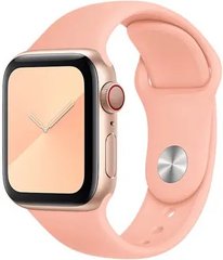 Силіконовий ремінець на Apple Watch (42mm, 44mm, 45mm, 49 mm №62 Grapefruit, S)
